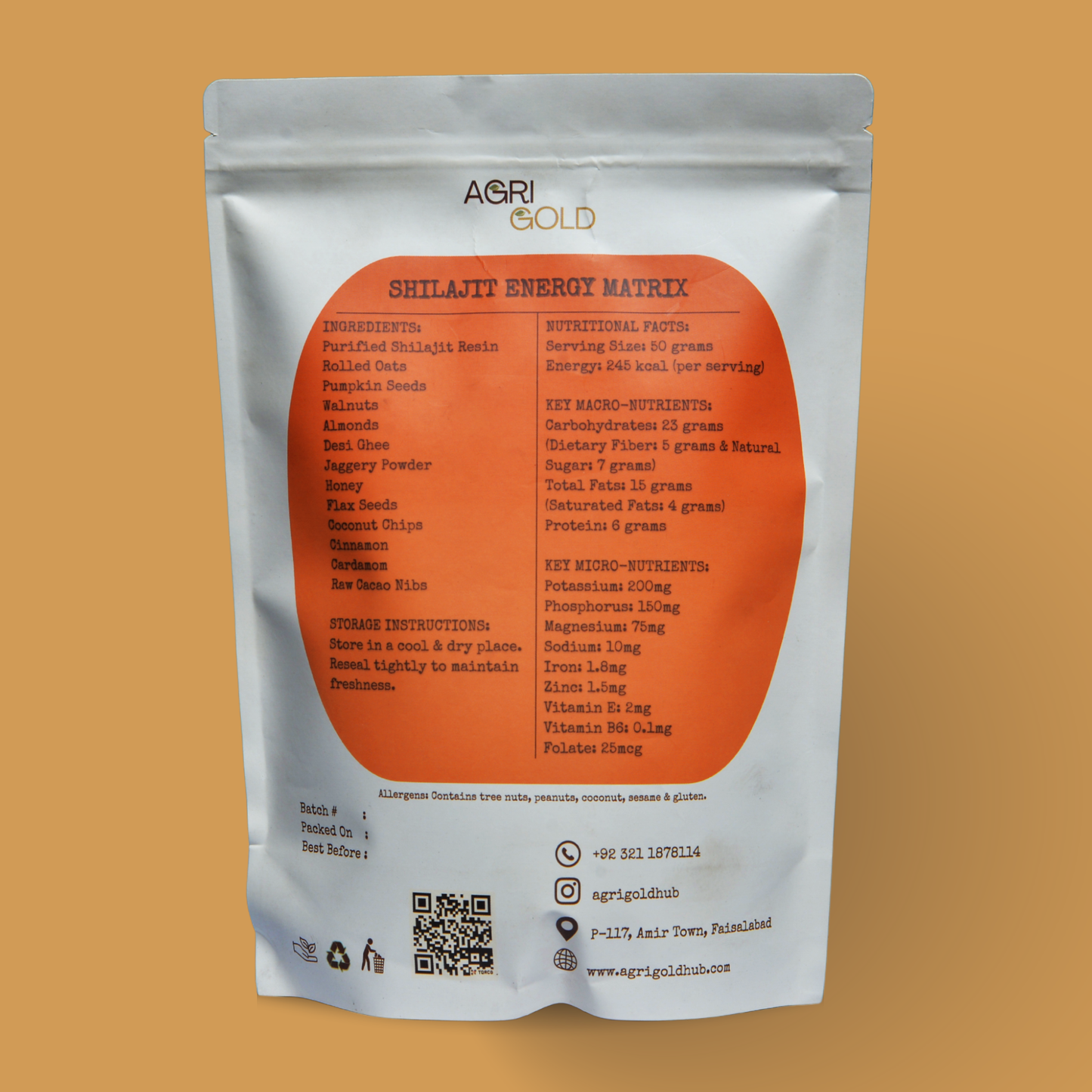 Shilajit Energy Matrix