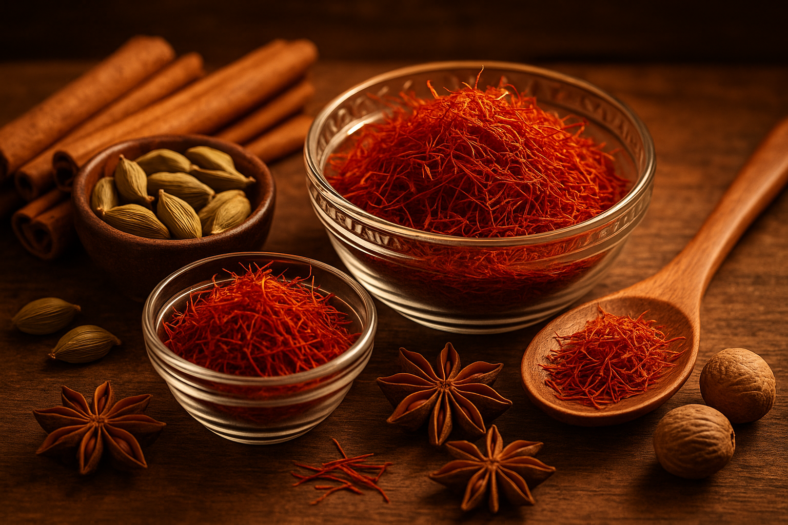 Premium spices esp saffron